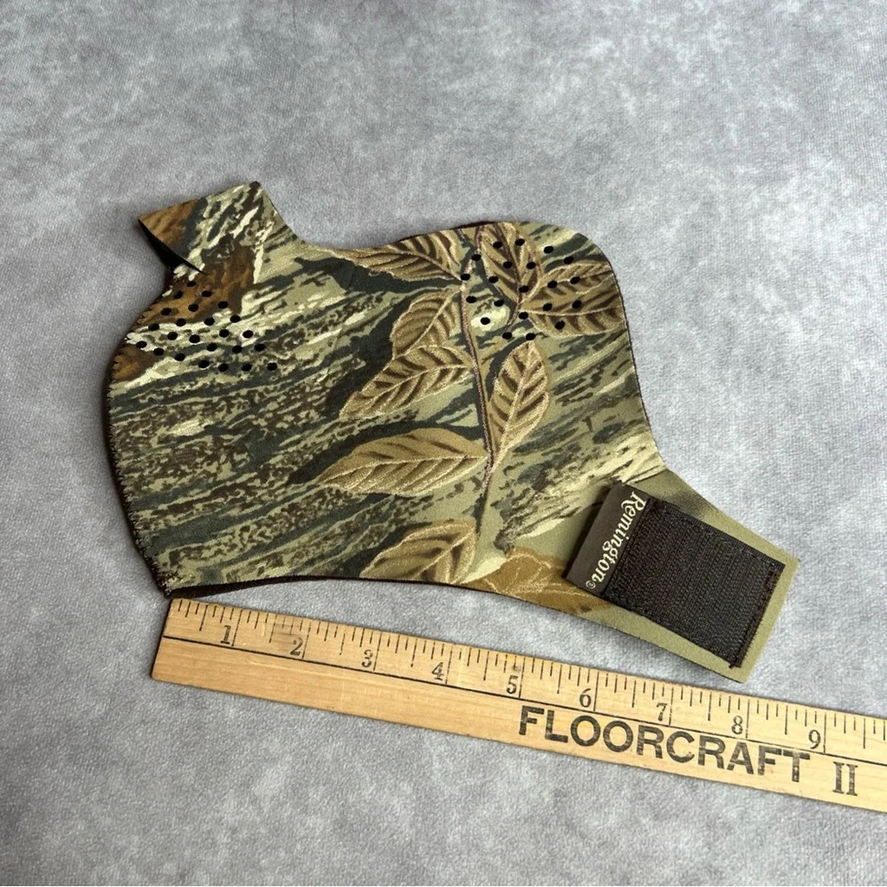 VTG Remington Realtree Extra Brown Neoprene Face Mask Fleece Lining Ear Flaps